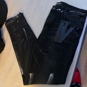 Valabasas Black Distressed Men's Jeans